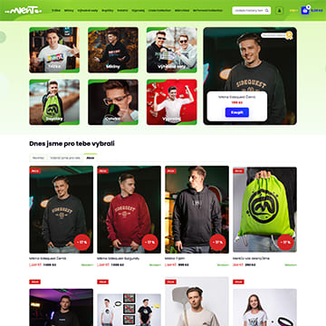 Náhled e‑shopu MentůvShop.cz