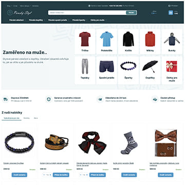Náhled e‑shopu PánskýStyl.cz